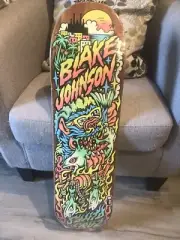 SANTA CRUZ Blake Johnson BEACH WOLF skateboard deck