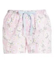 NEW PETER ALEXANDER DAISY FLOWER FLORAL COTTON PJ SHORTS SMALL S RRP$49.95 PINK