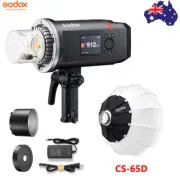 Godox AD600BMII Outdoor Flash Strobe with Battery + CS-65D Lantern Softbox