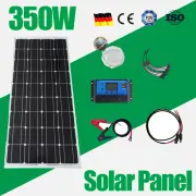 350W Solar Panel Kit 12V Home Off-Grid Caravan Camping Power Charging Battery AU