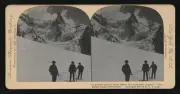 On yonder mighty rocks where the snow flake reposes - The Alpine Range, Switze