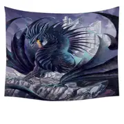 Maelstrom the Furious Scary Dragon Tapestry