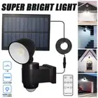 NEW LED Solar Flood Light Motion Sensor Security Wall Yard Garden Outdoor Lamp