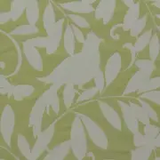 WAVERLY BIRDSONG PISTACHIO LIGHT GREEN BIRD JACQUARD FURNITURE FABRIC BY YD 57"W