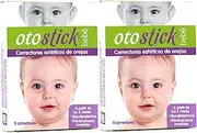 Aesthetic correctors for protruding ears 8 units. (2 Pack)