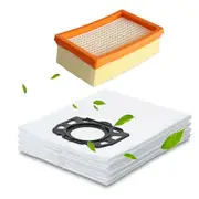 7pcs Vacuum Cleaner Parts For Mv4 Mv5 Mv6 Wd4 Wd5 Wd6 For Wd4000 To Wd5999 6pcs Dust Bags And 1pc Filter