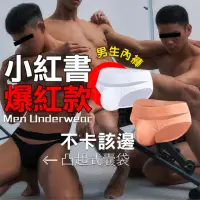 在飛比找momo購物網優惠-【大人玩具】男生激凸 3D超大陰囊袋 純棉內褲 AD793