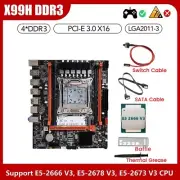 X99H Desktop Motherboard+E5 2666 V3 CPU+Thermal Grease LGA2011-V3 B859523