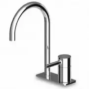 Zucchetti Pan 2 Hole Single Lever Basin Mixer With Swivel Spout ZP6221