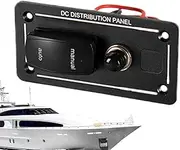 Control Panel for Bilge Pump | Marine Bilge Pump Disconnect - Automatic Shut off Device 12/24V for Boat Yacht Vessel, Manual Ship Disconnect Tool