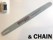 24" Inch CHAINSAW BAR for Baumr AG SX92 92cc 3/8 058 & CHAIN - PRO NOSE