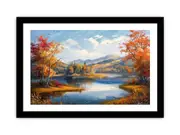 Landscape Canvas Framed Art for Bedroom