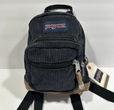 JanSport Mini Pack Mini Expressions Backpack - Black Corduroy