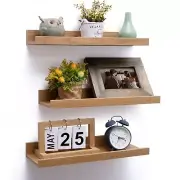 Floating Shelves Set of 3, Picture Ledge Shelf, 16 inch Floating Shelves for ...