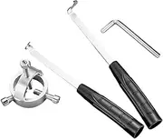SEWACC 1 Set Blade Gap Blower Motor Puller Tool With Wrench And Scraper Fan Blade Puller For Cleaning Maintenance And Repairs