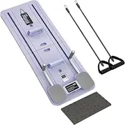 Pilates Reformer Machine, Pilates Board for Home Workout, Adjustable Reformer Set for Women, Pilates Ab Board and Slider Board for Flexibility and Strength Training