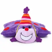 KellyToys Mini Plush Smiling Purple Monkey Pillow 2 in 1 Monkey and Pillow 12"
