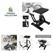 Dirt Bike Stand Adjustable Jack Stand 1200Lbs Capacity Engine Stand Vertical ...