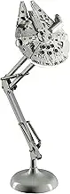 Star Wars Millennium Falcon Posable Desk Lamp - Officially Licensed Disney Star Wars Merchandise - Star Wars Light Decor and Gifts for Men | Paladone, Silver