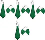 [SAFIGLE] 4 Sets Vibrant Patrick's Day Bow Tie Necktie Set Men's Decorative Tie for Holiday