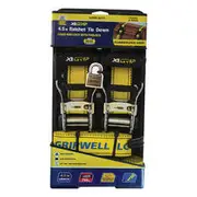 Gripwell Ratchet Tie Down - 4.5m, 750kg, 2 Pack