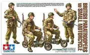 British Paratroopers w/ Small Motorcycles 1/35 Soldiers Figures model Kit TAMIYA