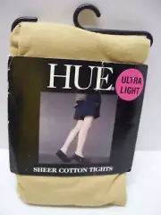 Hue Ultra Light Sheer Cotton Tights Hosiery Chamois