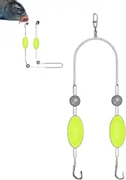 Surf Fishing Rigs - Saltwater Flounder Rigs | Fish Tackle Accessories for Casting Trolling Crappie Saltwater Backpacking Travel Family Friends