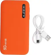 5G Mobile Hotspot High Speed Travel Double Band WiFi6 Portable Router with SIM Card Slot Support 16 Devices 6100mAh Battery, IP67 Waterproofing Mobile Hotspot