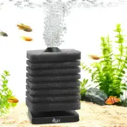 Aquarium Sponge Filter, 2 in 1 Ultra Quiet Fish Tank Filters with Filtration ...