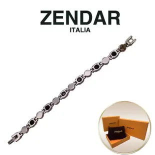 【ZENDAR】4顆純鍺 健康鈦鍺白鋼玫瑰金深綠鈦鍺磁石手鍊精品 附送禮提袋(L號 67626)