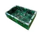18" x 15" Green Agate Stones Sink / Agate Counter Sink Vanity Home Décor