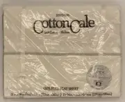 JP Stevens Full Flat Sheet Cottoncale Cotton No Iron White NOS Vtg 1980s