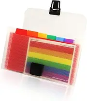 EKIND 7 * 4.5" Expandable Portable Folder, 13 Pockets Accordian File Organizer, A6 Plastic Wallet for Cards,Coupons,Receipt,Tax Item, Mini Expanding Folders (1 Pack, Color)