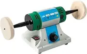 Car Polishing Machines Polisher Machine Adjustable Variable Speed Multi-function Jewelry Rock Polishing Buffer Bench Lathe with 2 Cloth Wheels Polishing Machines