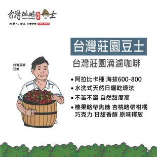 【TGC】台灣農民精品級滴濾式咖啡( 手沖咖啡 雲林古坑咖啡 阿里山咖啡 莊園咖啡 台南東山咖啡 任選)