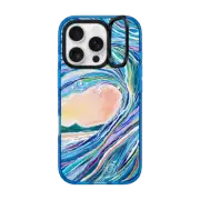 iPhone 16 Pro Impact Ring Stand Case MagSafe Compatible Koru Iphone case By Ann Upton
