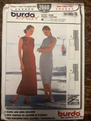 Burda 2660 UNCUT Sewing Pattern, Misses' Dress, Size 8-18