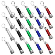 20 Pcs Mini Keychain LED Flashlight for Hiking Camping Travel Outdoor Activity