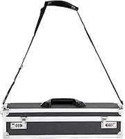Knife Storage Case, Aluminum Chef Bag for Knives and Tools, 19.7x4.7x4.7 Inch Portable Case with Dual Combination Locks and Handle