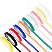 10 Rolls Autoclave Tape-Sterilization Tape,0.24 Inch Width 216.5 Inch Length Instruments Identifica Mixed Colors