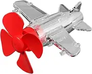 wind led aircraft propeller, wind driven LED aircraft propeller small aircraft ornament colorful led lights wind powered colorful led lights anti-collision waterproof warning lights for handlebars,