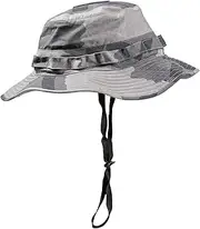 [Black Gunpowder] Military Tactical Camo Boonie Hat Hunting Fishing Outdoor
