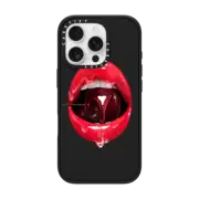 iPhone 16 Pro Impact Case Red cherry lips