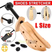 Wooden Shoe Boots Stretcher 2-Way Adjustable Shoe Expander Tree For Men Women US