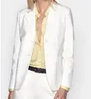 $525 Equipment Aloy Cotton Bouclé-tweed Blazer In Ivory