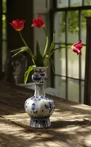 Royal Delft Hand-Painted 28.5 Cm Vase