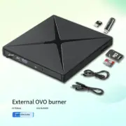 USB30TypeC CDDVD Burner External Optical Drive SD Port Card Reader USB