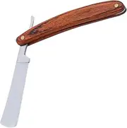 KAILIKETIY Professional Barber Shop Straight Razor Wood Handle Easy to Use Portable