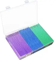 300Pcs Touch Up Paint Brushes,Repair Paint Brushes,for Automotive Paint chip Repair,Stone Chips,Scratches,Clearance Cleaning, Available in 2.5 mm,2.0mm,1.5mm (L:2.5 Blue/M:2.0 Green/S:1.5 Purple)